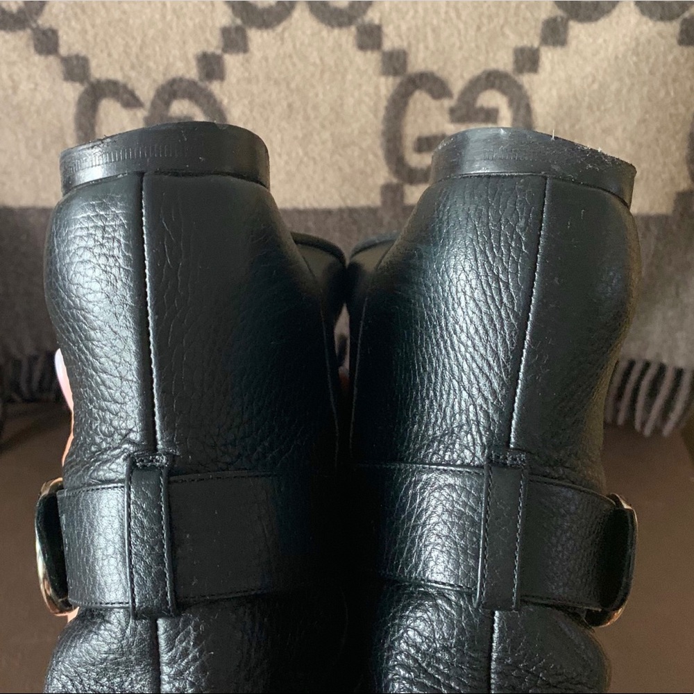 Gucci Leather Interlocking G Riding Boots - Picture 6 of 8
